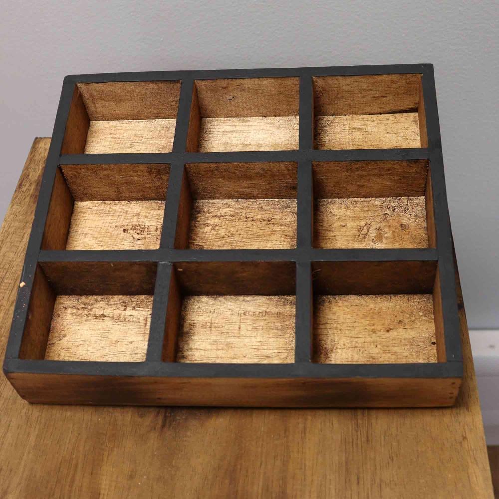 Ancient Wisdom Display Tray - 9 (3x3) Compartments