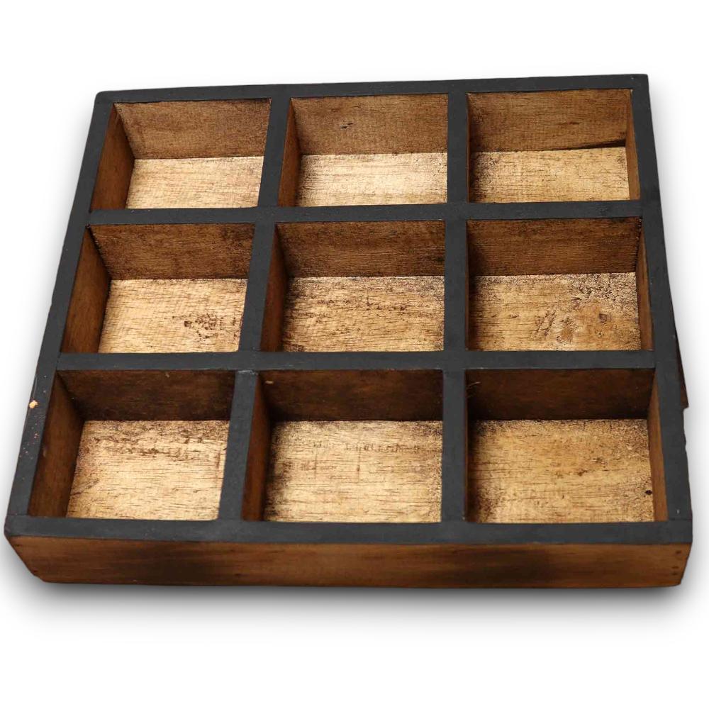 Ancient Wisdom Display Tray - 9 (3x3) Compartments