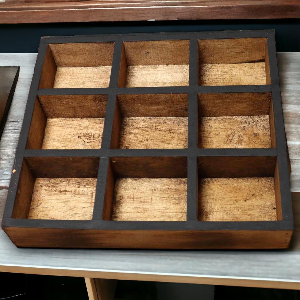 Ancient Wisdom Display Tray - 9 (3x3) Compartments