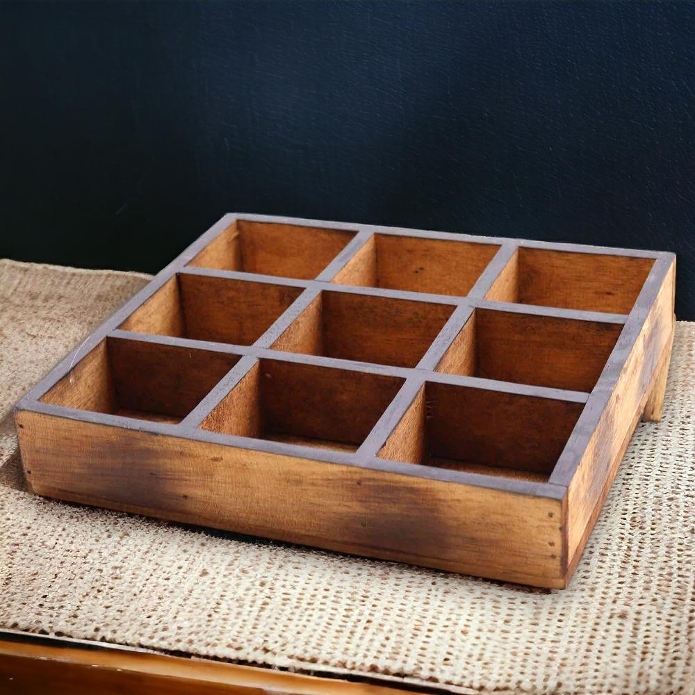 ancient wisdom Display Tray - 9 (3x3) Compartments