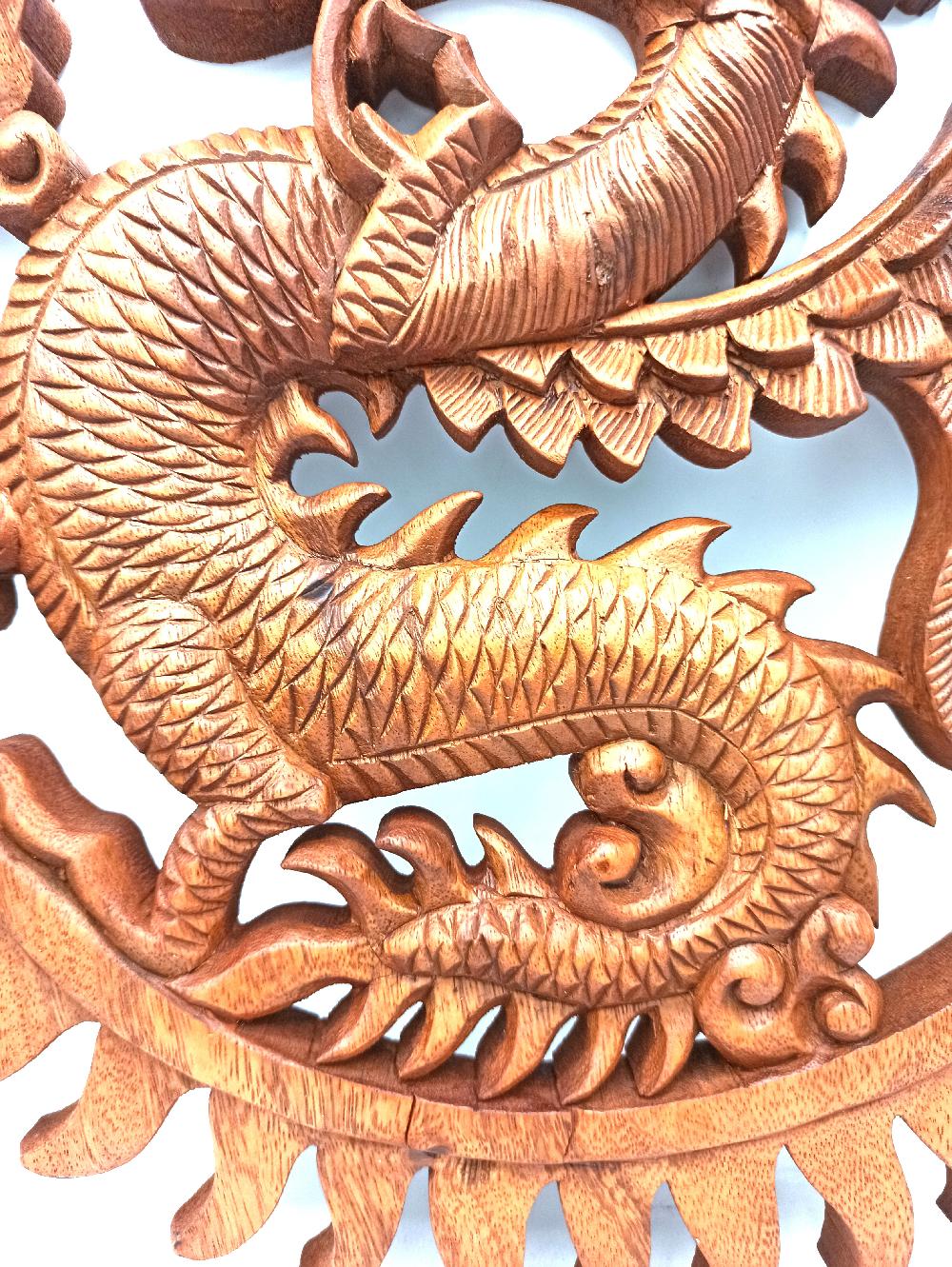 Ancient Wisdom Dragon Panel - 40cm