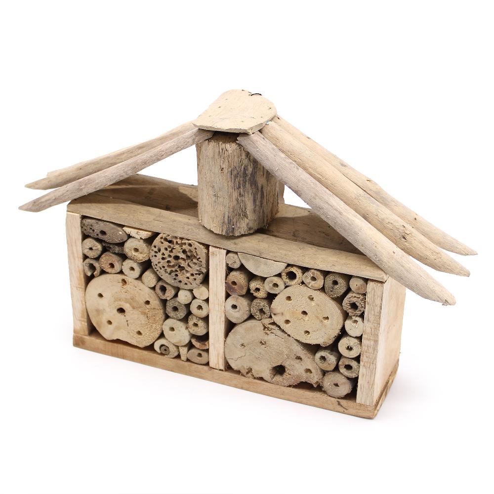 Ancient Wisdom Driftwood Bee & Insect Wide-house Box