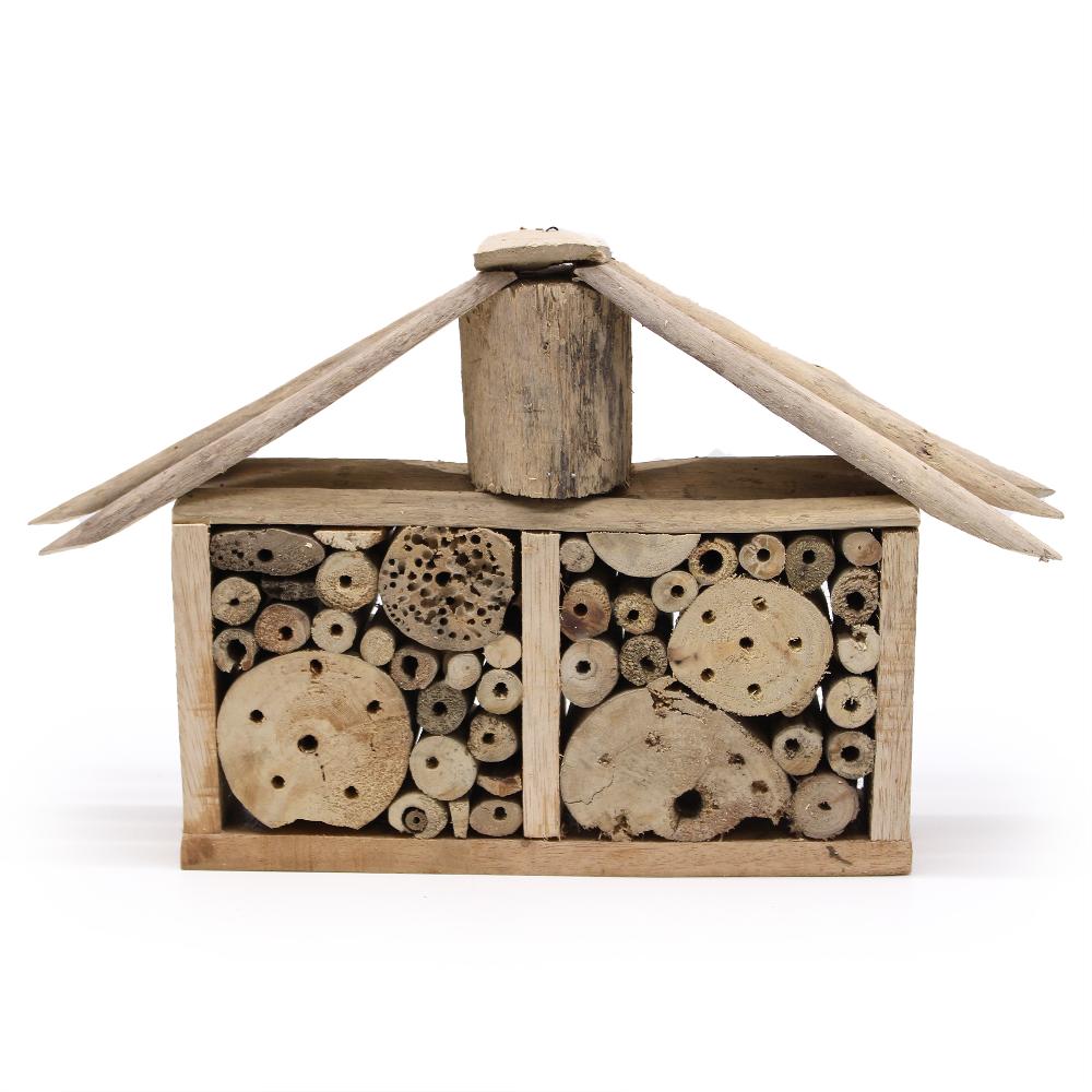 ancient wisdom Driftwood Bee & Insect Wide-house Box
