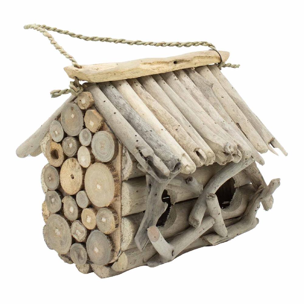 Ancient Wisdom Driftwood Birdbox - Double