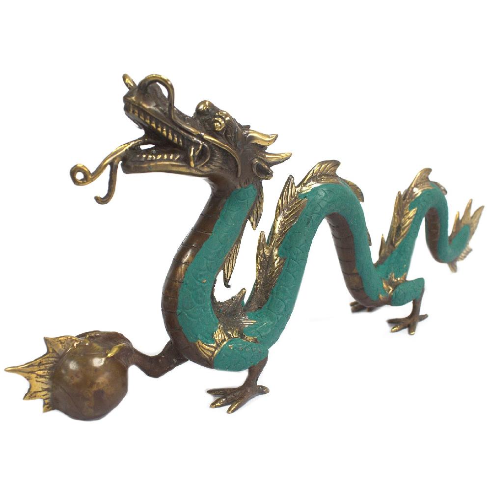ancient wisdom Fengshui - Big Dragon with Ball - 45cm