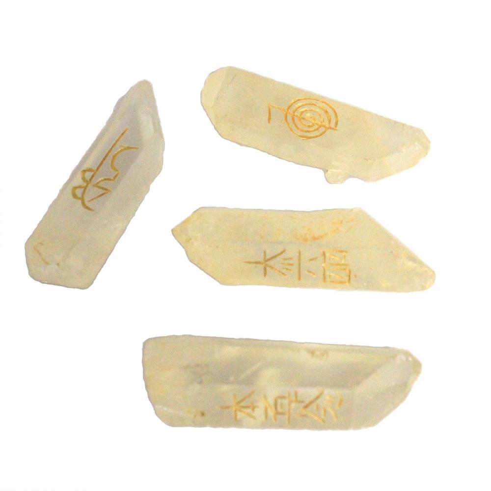 Ancient Wisdom Fengshui Quatra-Set Natural Quartz