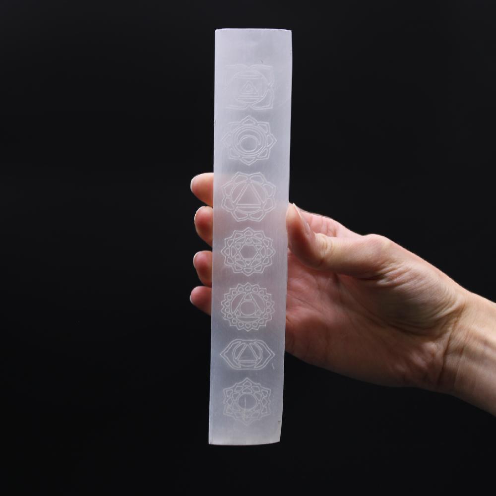 Ancient Wisdom Flat Bar Charging Plate 20cm - Chakra