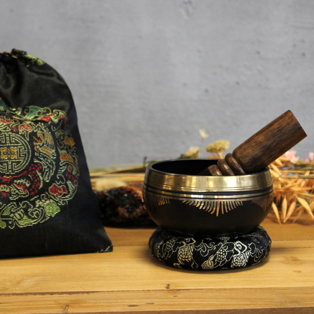 Ancient Wisdom Flower Of Life Sing Bowl Set