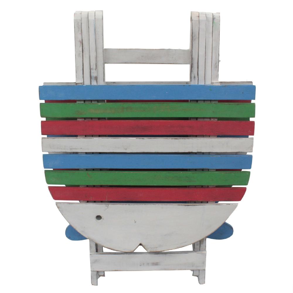Ancient Wisdom Folding Fish Table - Multi Coloured