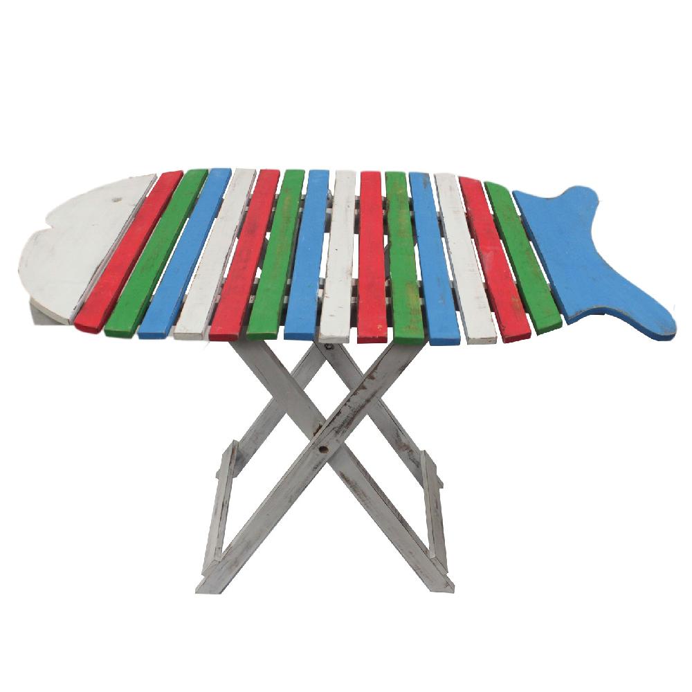 ancient wisdom Folding Fish Table - Multi Coloured