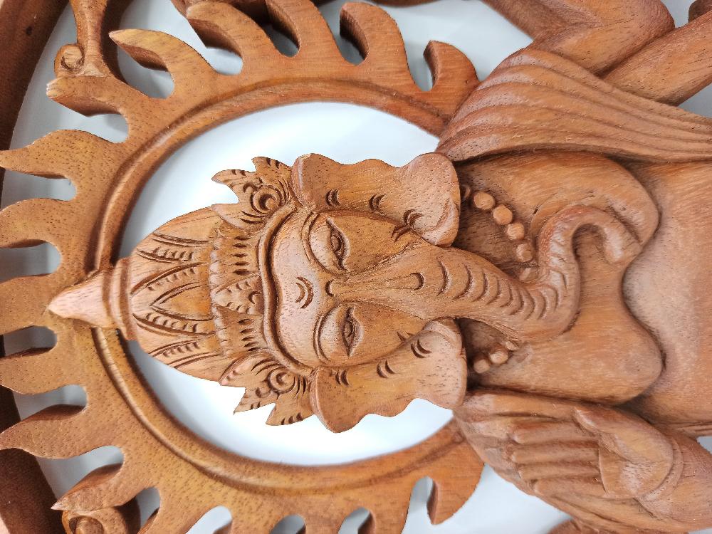 Ancient Wisdom Ganesh Panel - 40cm
