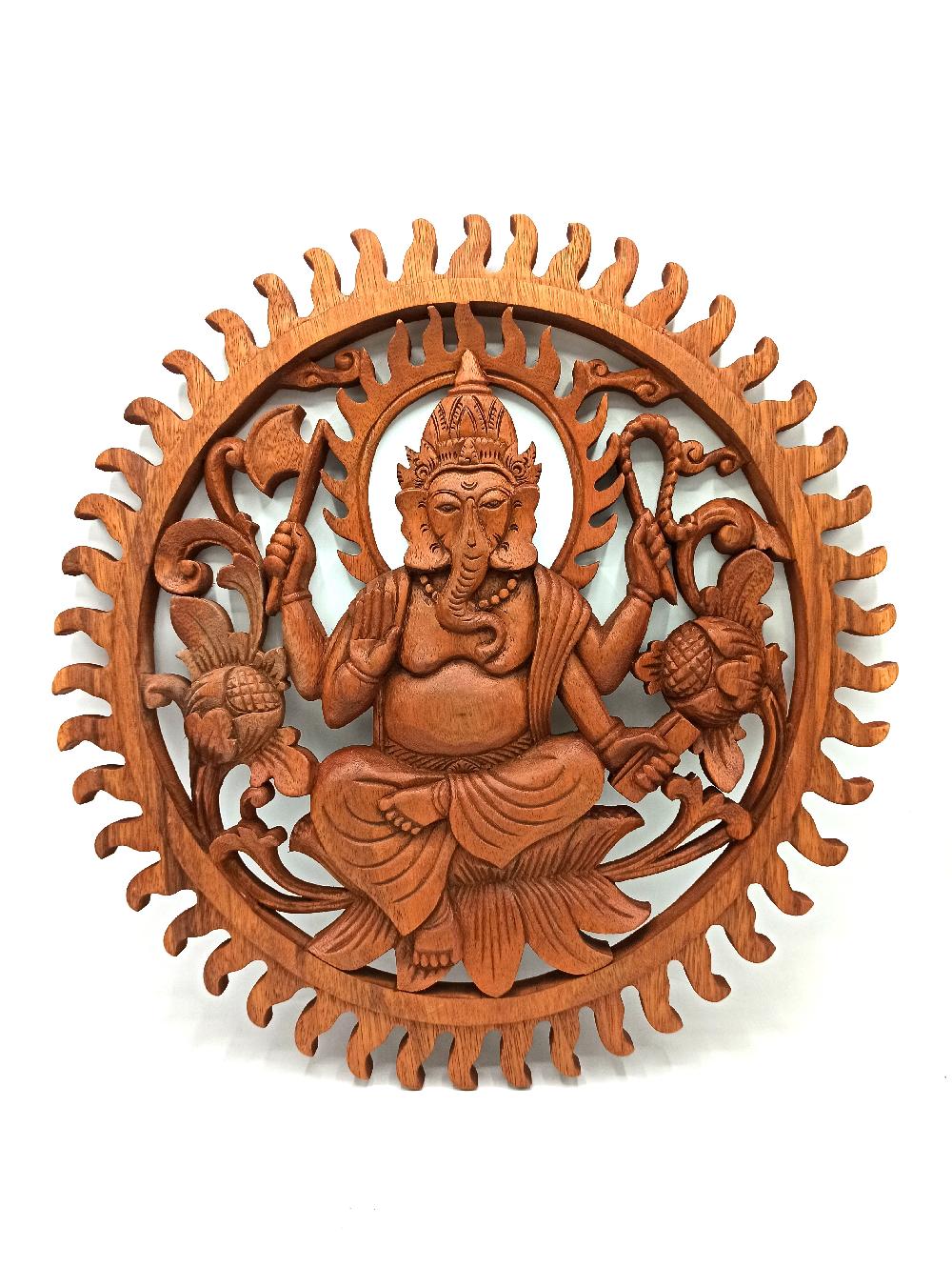 ancient wisdom Ganesh Panel - 40cm