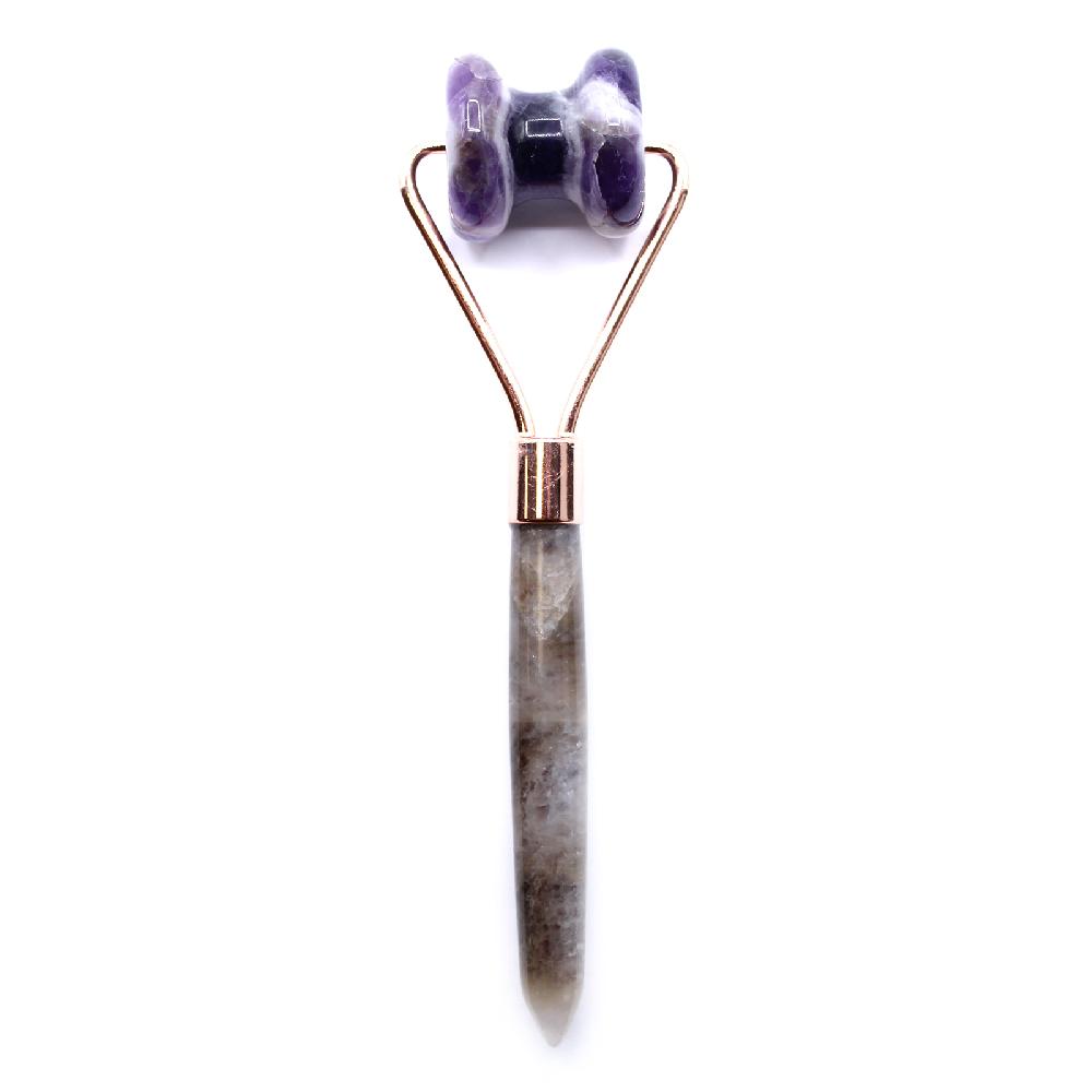 ancient wisdom Gemstone Jawline Roller - Amethyst