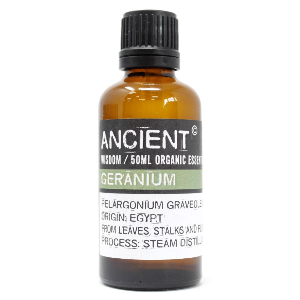 ancient wisdom Geranium Organic Essential Oil 50ml