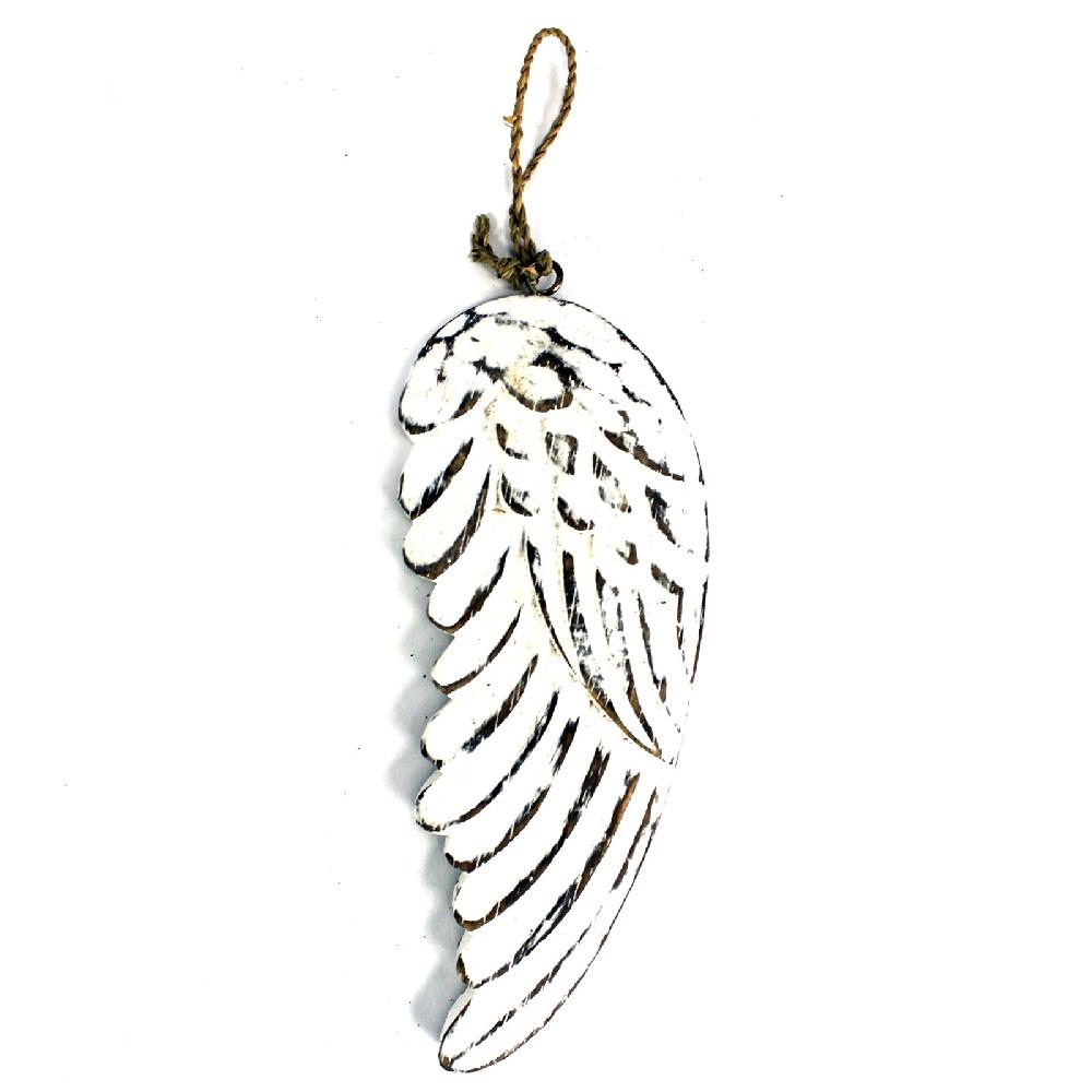 ancient wisdom Hand Crafted Small Angel Wing - 18cm