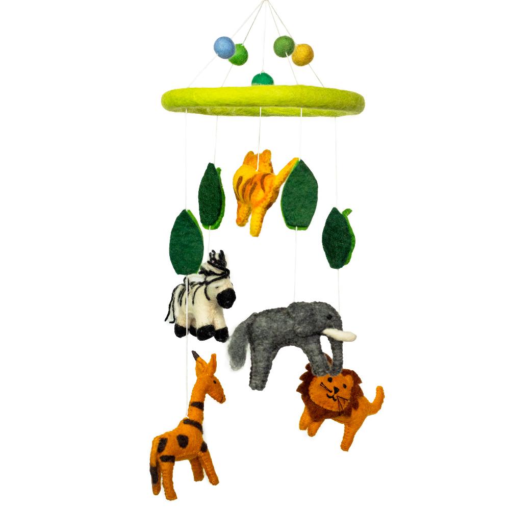 ancient wisdom Handmade Felt Mobile - Safari