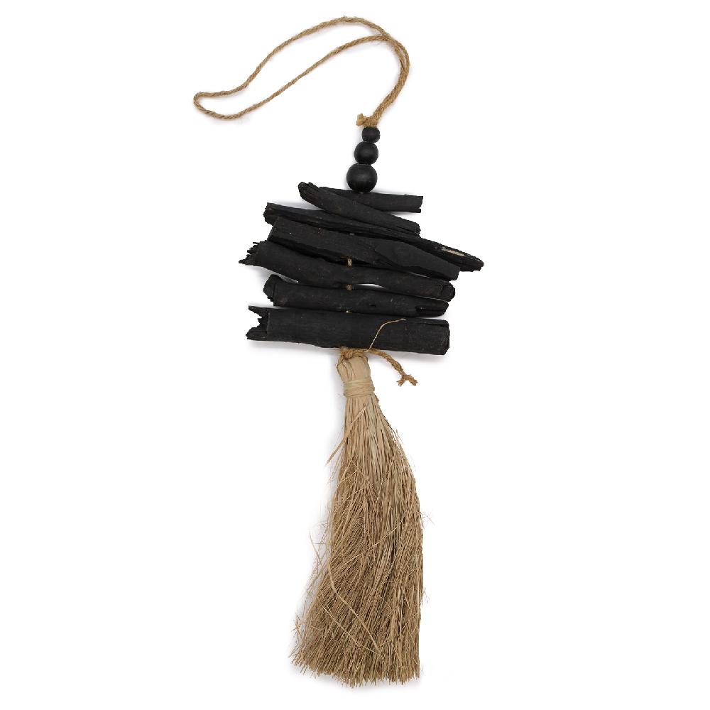ancient wisdom Hanging Driftwood Tassel 42cm