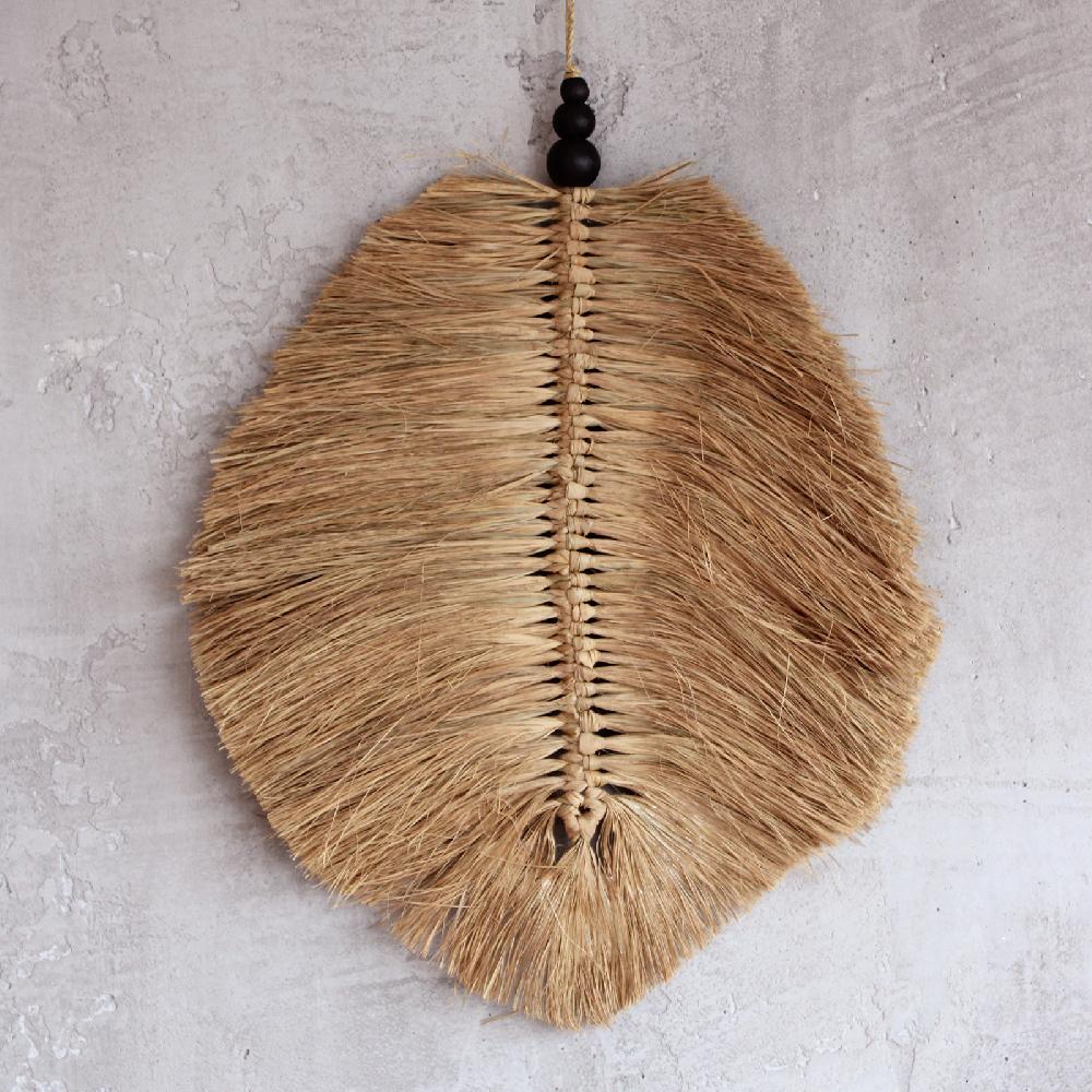 Ancient Wisdom Hanging Raffa Leaf 35cm