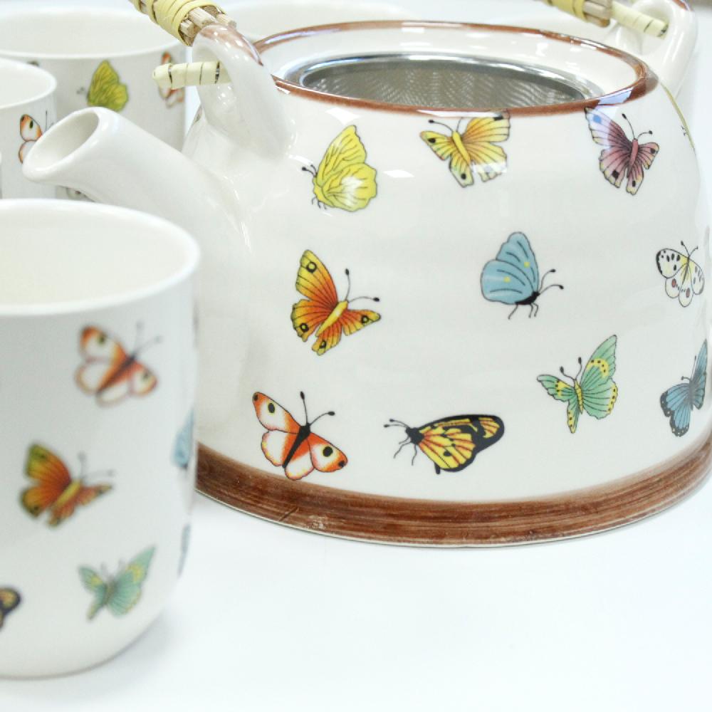 Ancient Wisdom Herbal Teapot Set - Butterflies