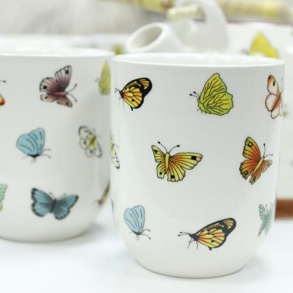 Ancient Wisdom Herbal Teapot Set - Butterflies