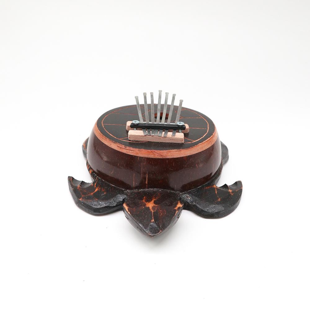 Ancient Wisdom Kalimba Antique Turtle Coconut
