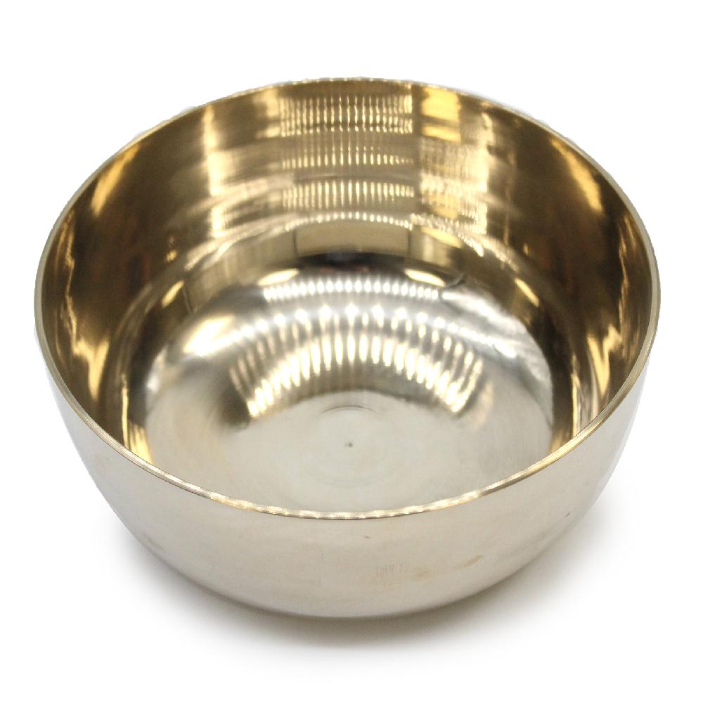 Ancient Wisdom Large Brass Sing Bowl - 17cm