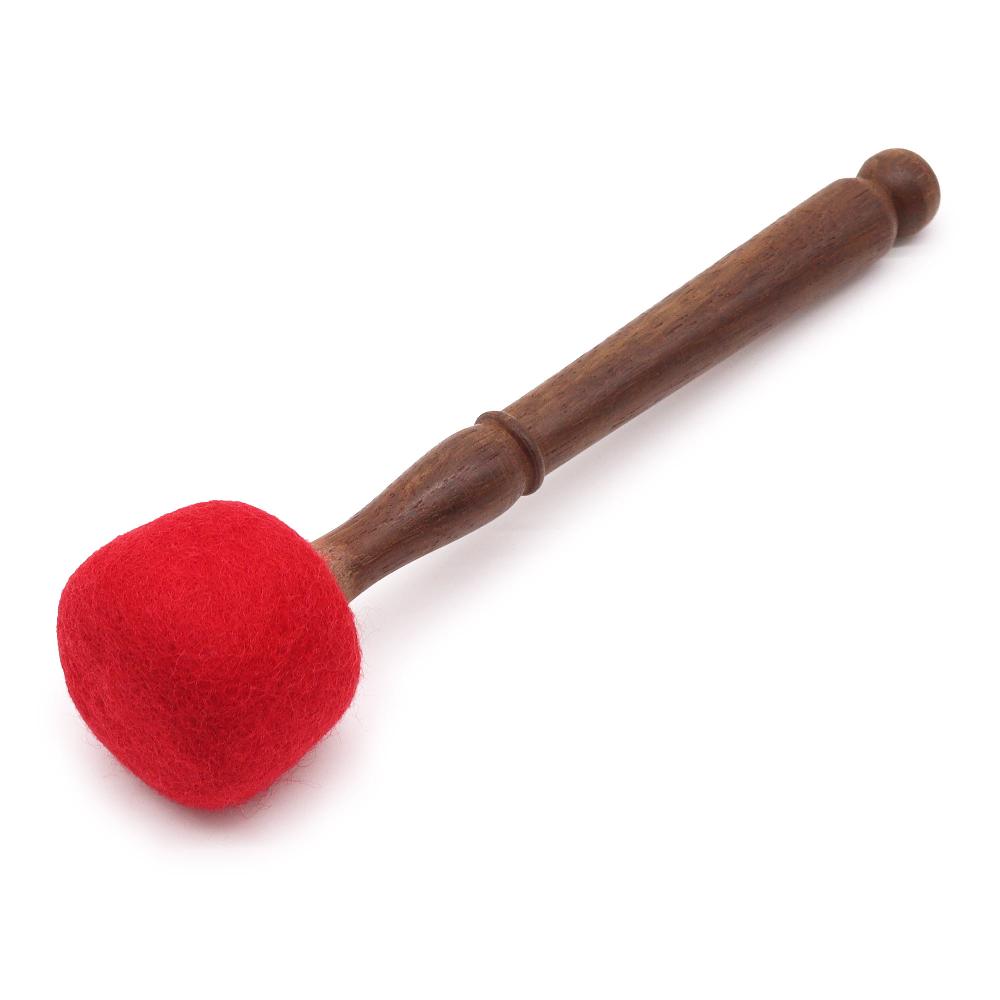 ancient wisdom Large Felted Gong Stick - 23cm