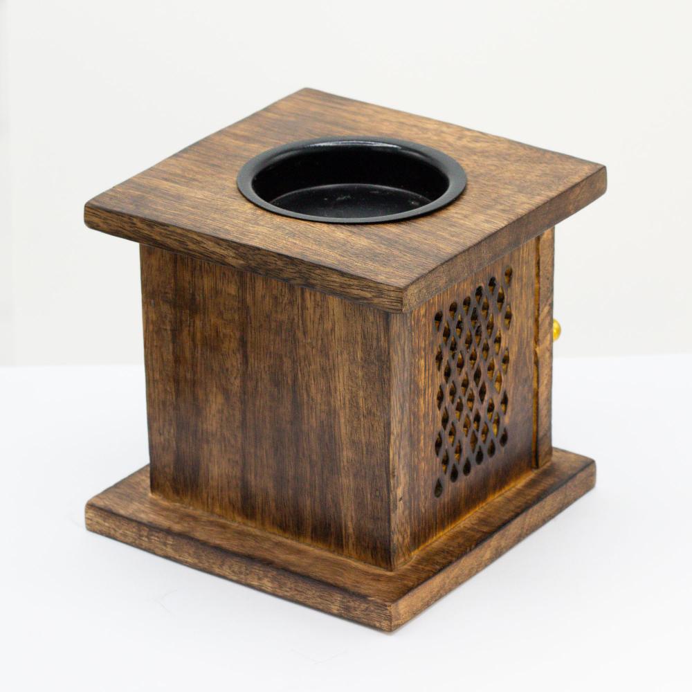 Ancient Wisdom Large Mango Box Burner - Elephant