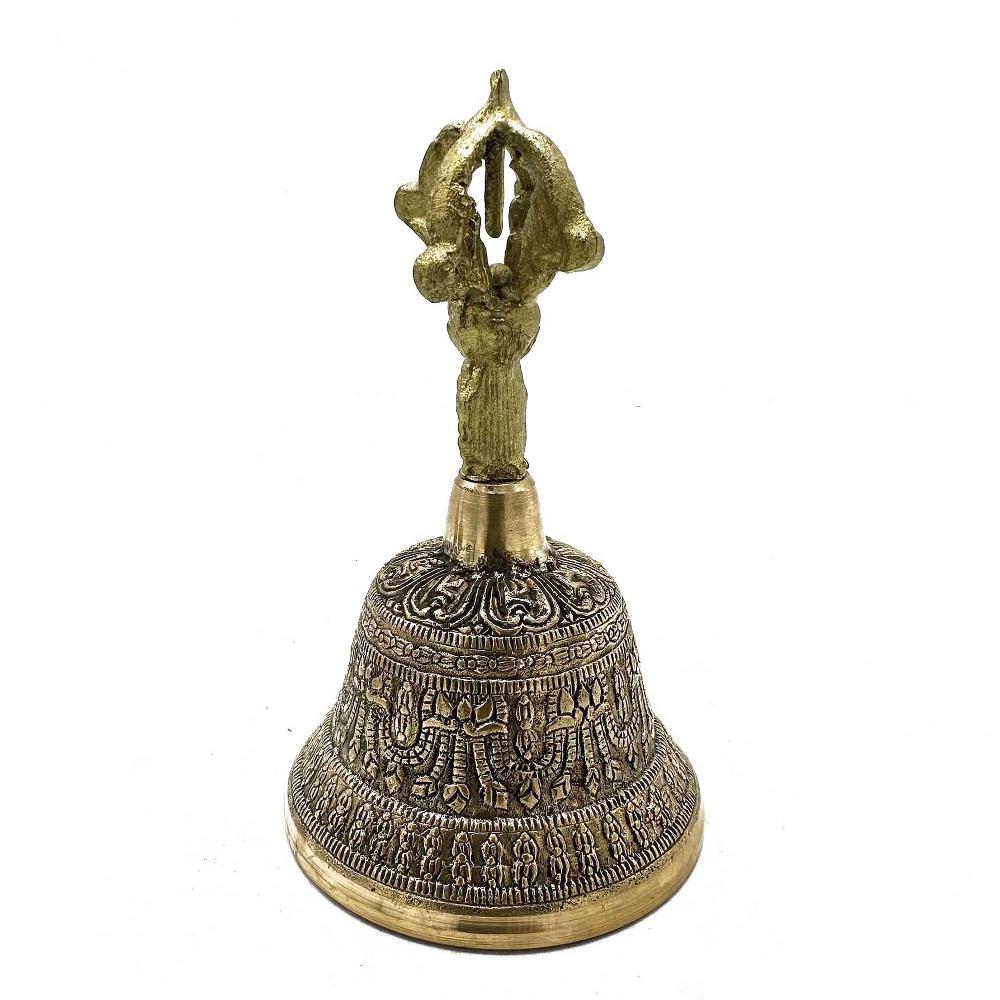 ancient wisdom Large Tibetan Tingsha Bell - 7.5x13cm