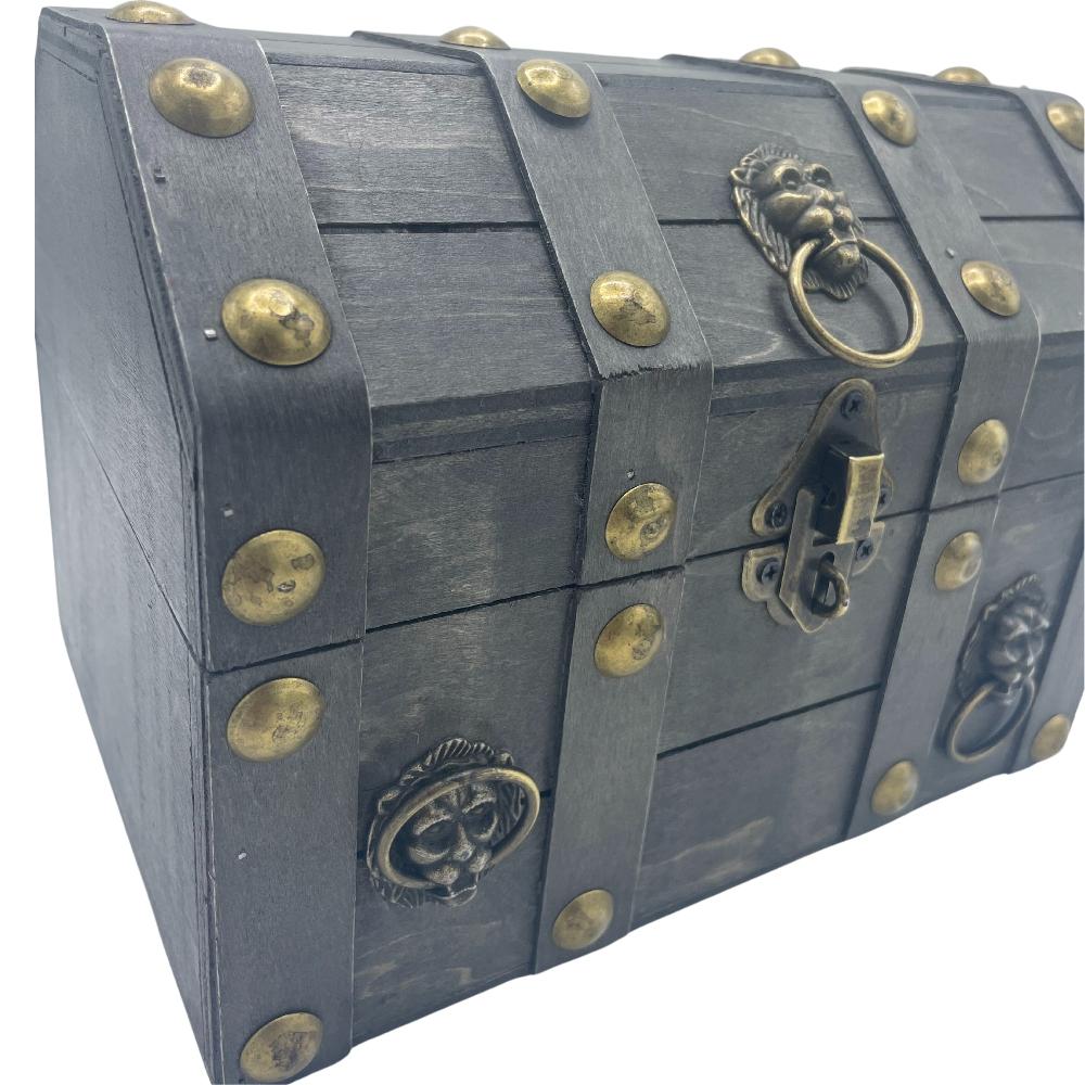 Ancient Wisdom Large Treasure Chest - Grey