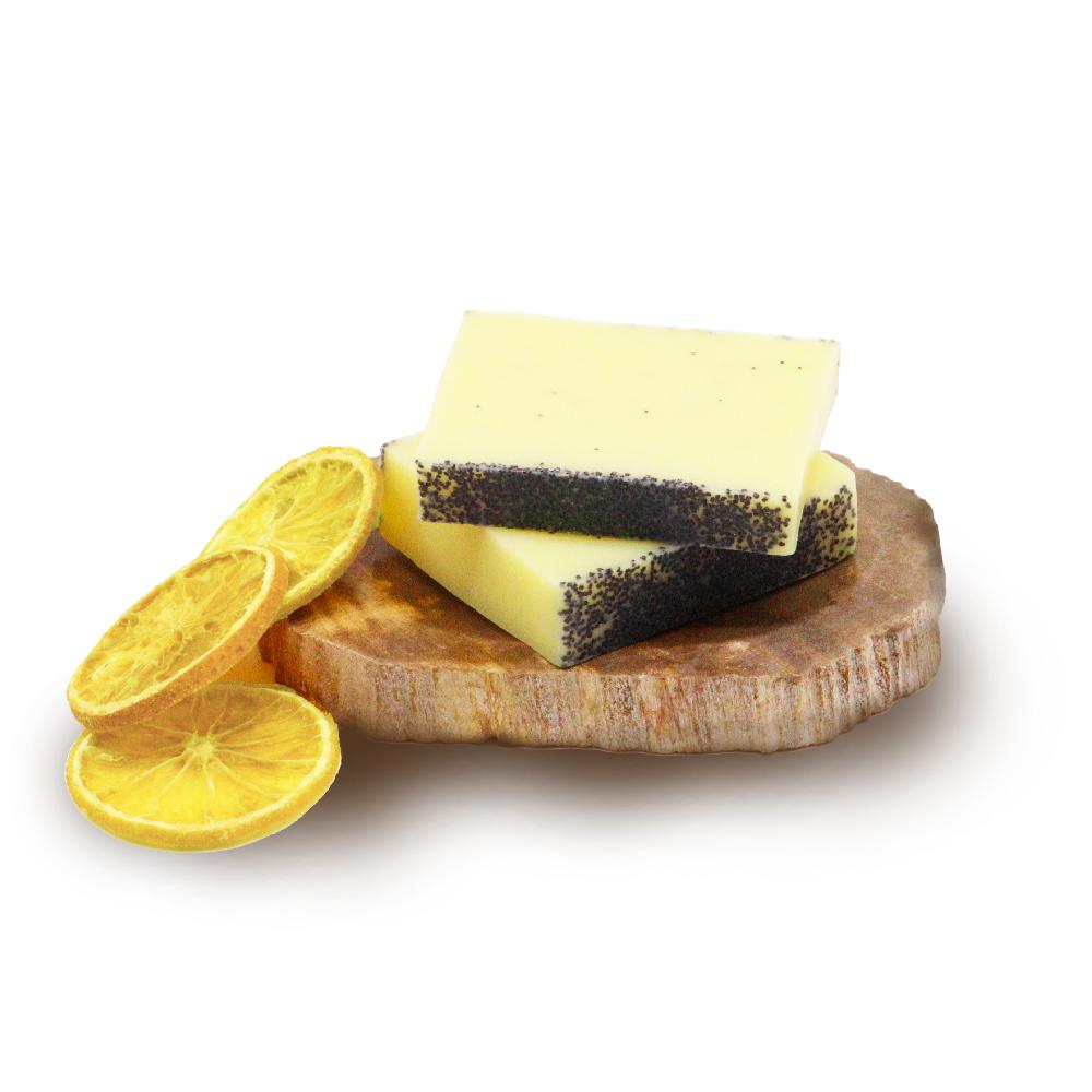 Ancient Wisdom Lemon Poppy Soap Loaf
