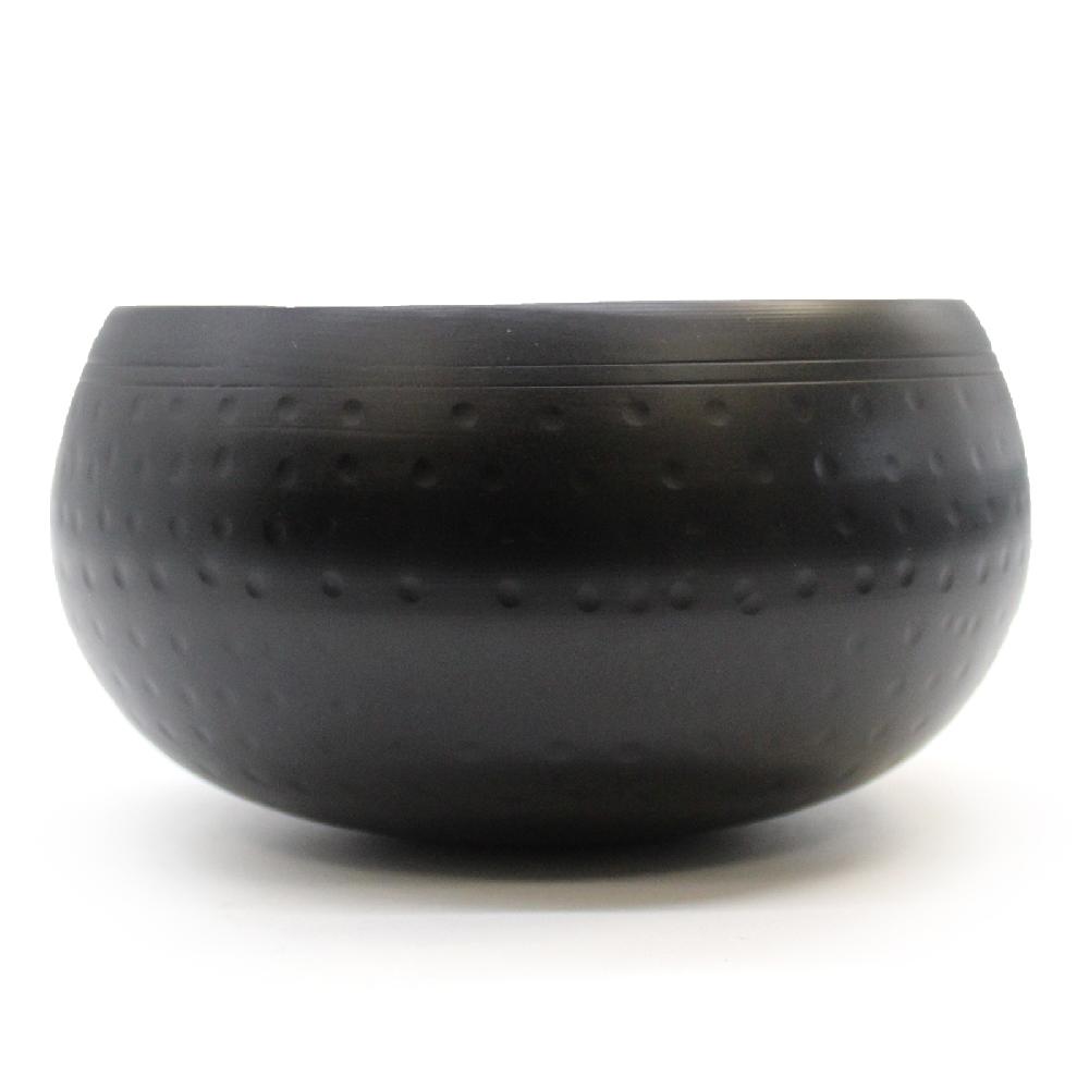 ancient wisdom Lrg Black Beaten Bowl - 18cm