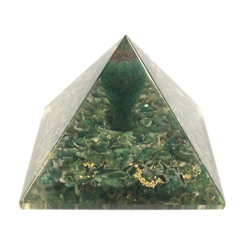 Ancient Wisdom Lrg Orgonite Pyramid 70mm - Angel
