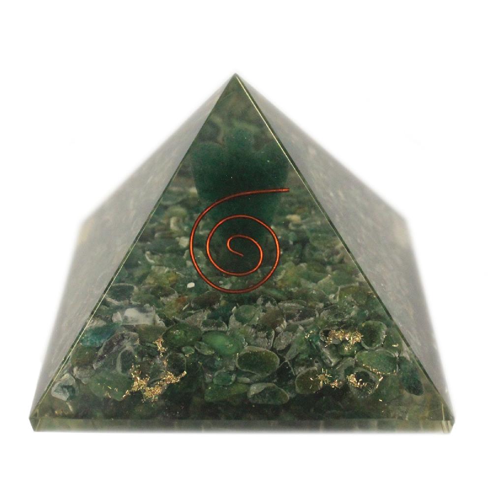 ancient wisdom Lrg Orgonite Pyramid 70mm - Angel