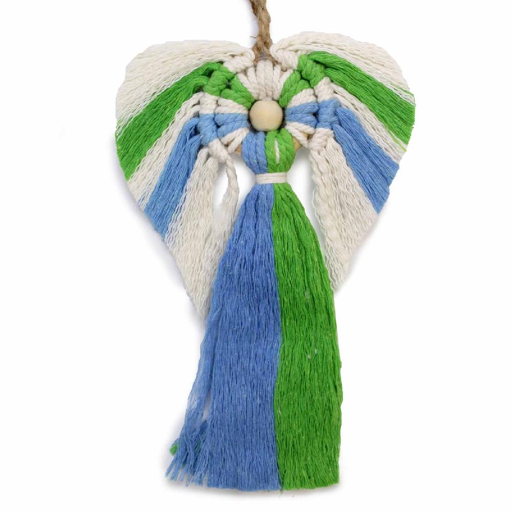 ancient wisdom Macrame Angel - Earth