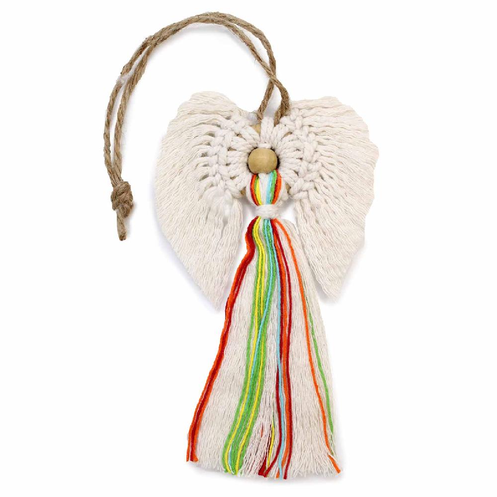 Ancient Wisdom Macrame Angel - Harmony