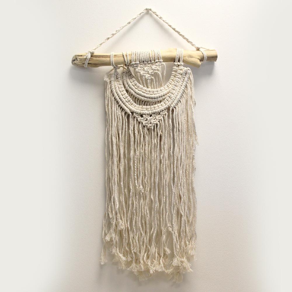 ancient wisdom Macrame Wall Hanging - Two Waves