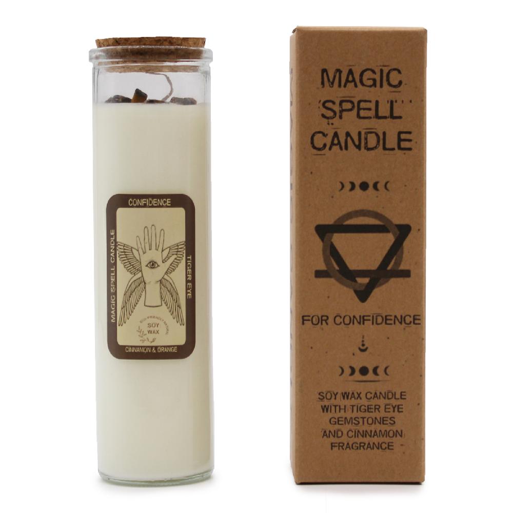 Ancient Wisdom Magic Spell Candle - Confidence