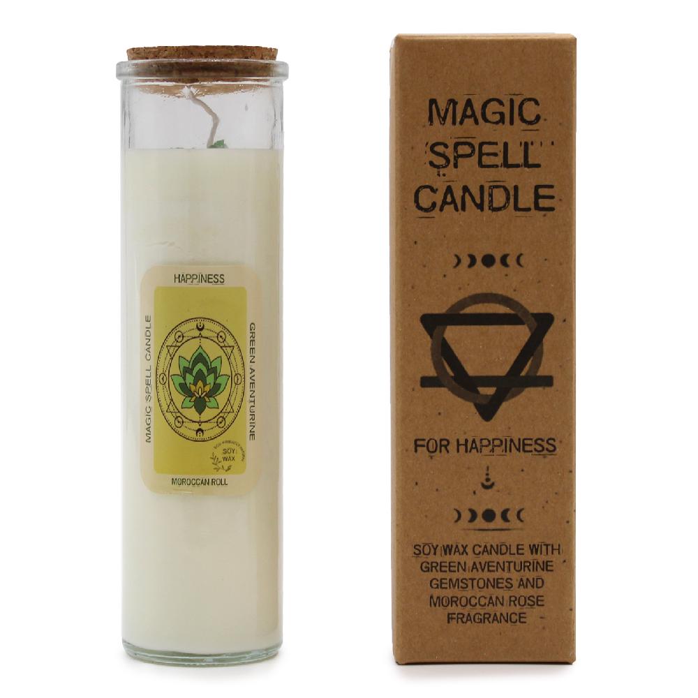 Ancient Wisdom Magic Spell Candle - Happiness
