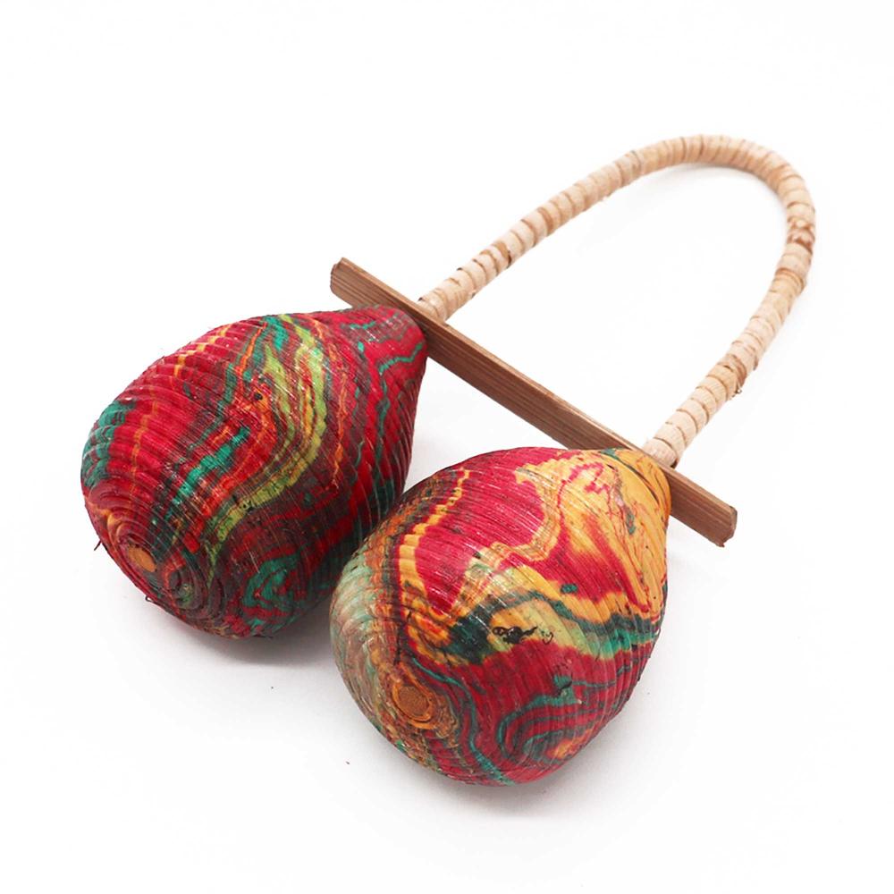 ancient wisdom Maracas Rattle - Double Loop