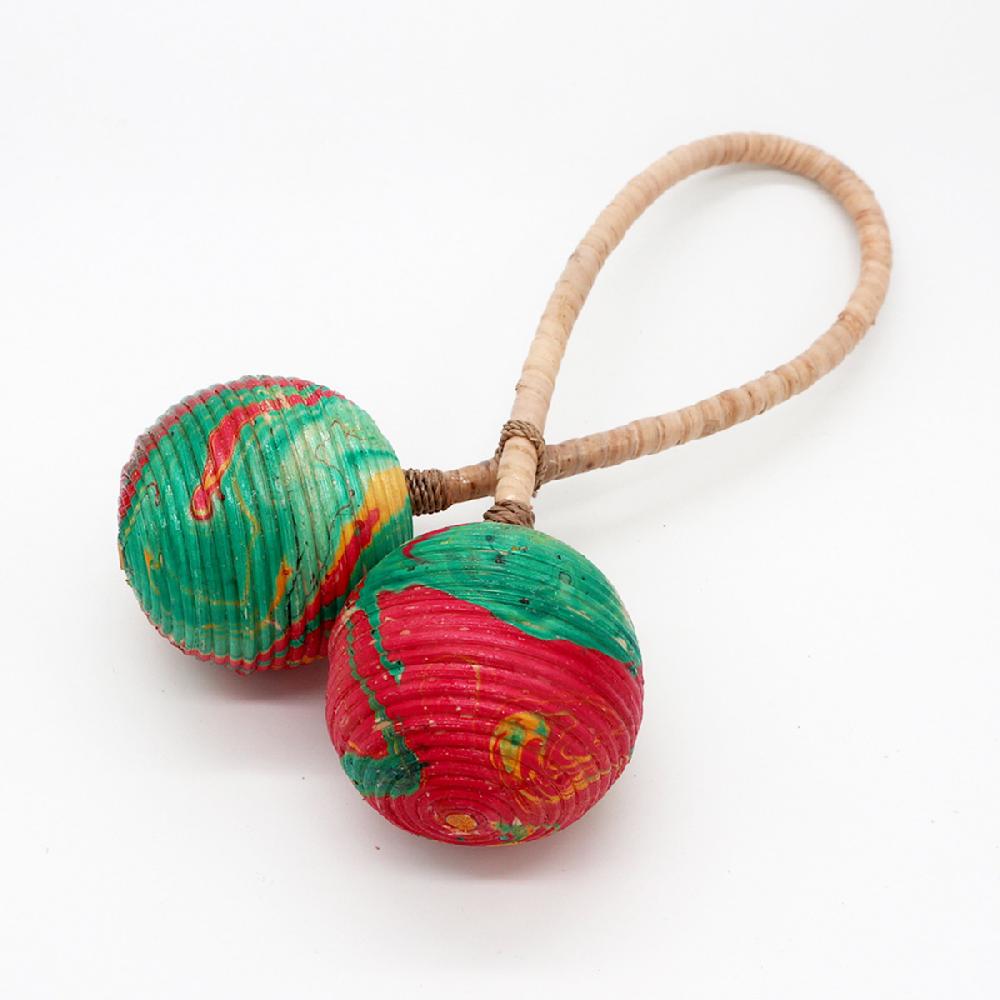 ancient wisdom Maracas Rattle - Double Twist