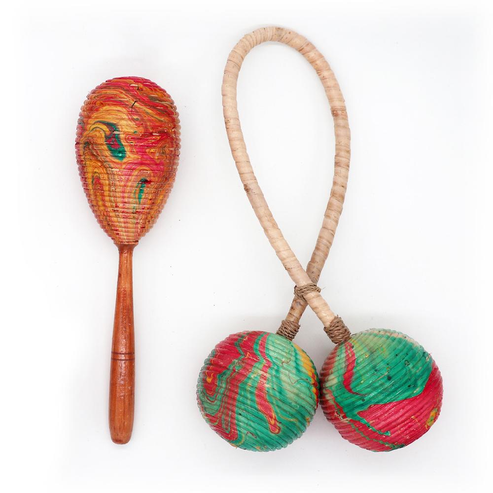 Ancient Wisdom Maracas Rattle - Single