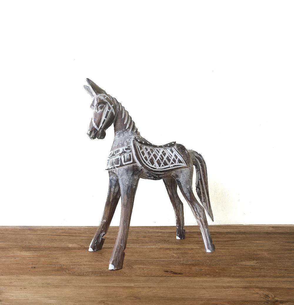 Ancient Wisdom Medium Antique Horse 25cm High