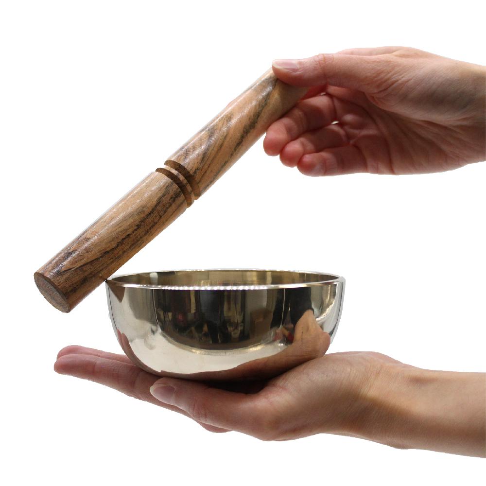 Ancient Wisdom Medium Brass Sing Bowl - 12cm