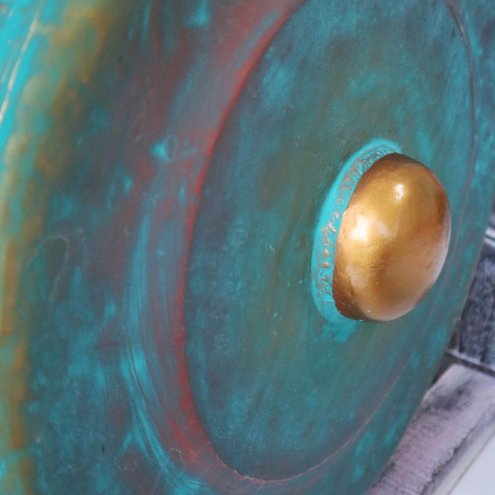 Ancient Wisdom Medium Gong In Stand - 35cm - Greenwash