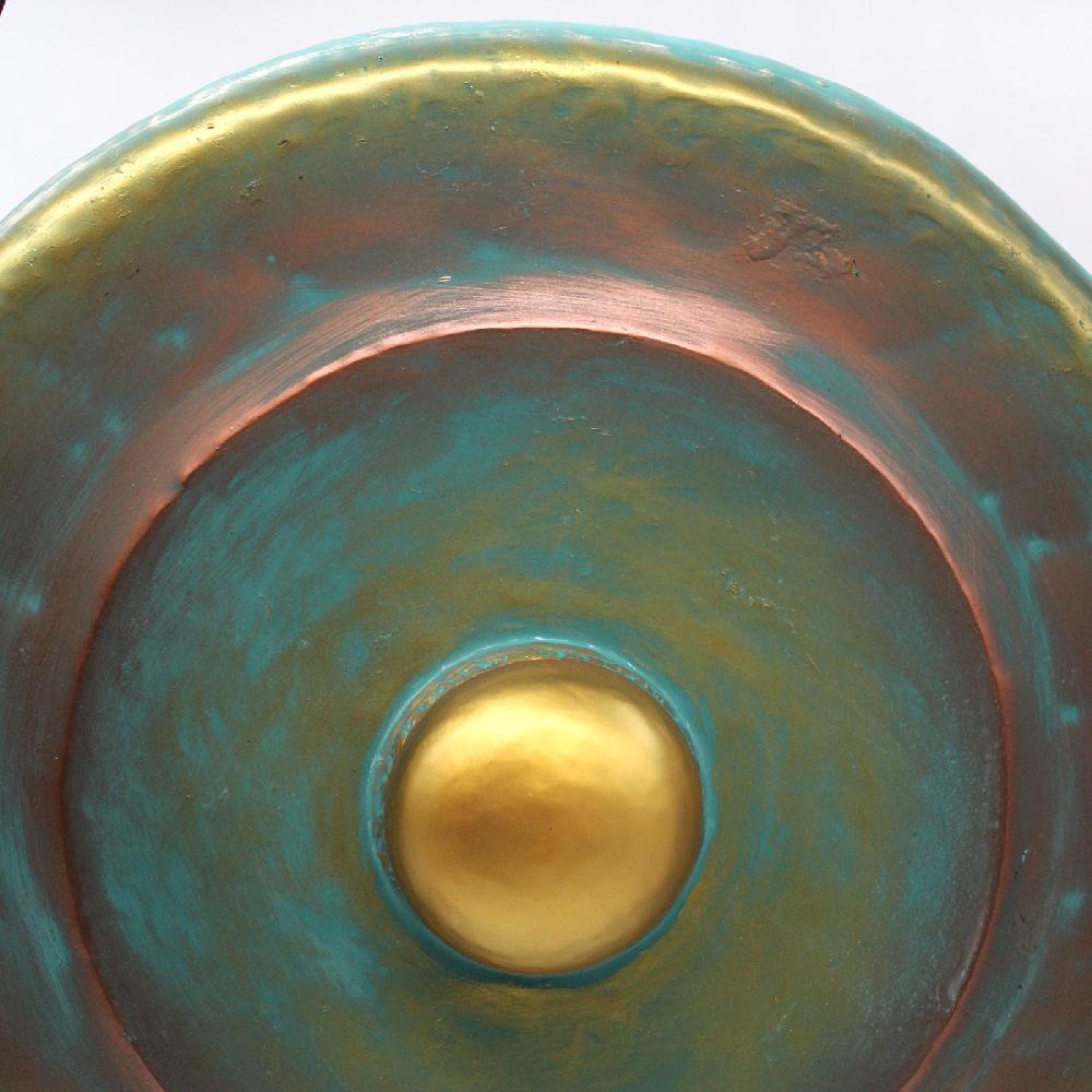 Ancient Wisdom Medium Gong In Stand - 50cm - Greenwash