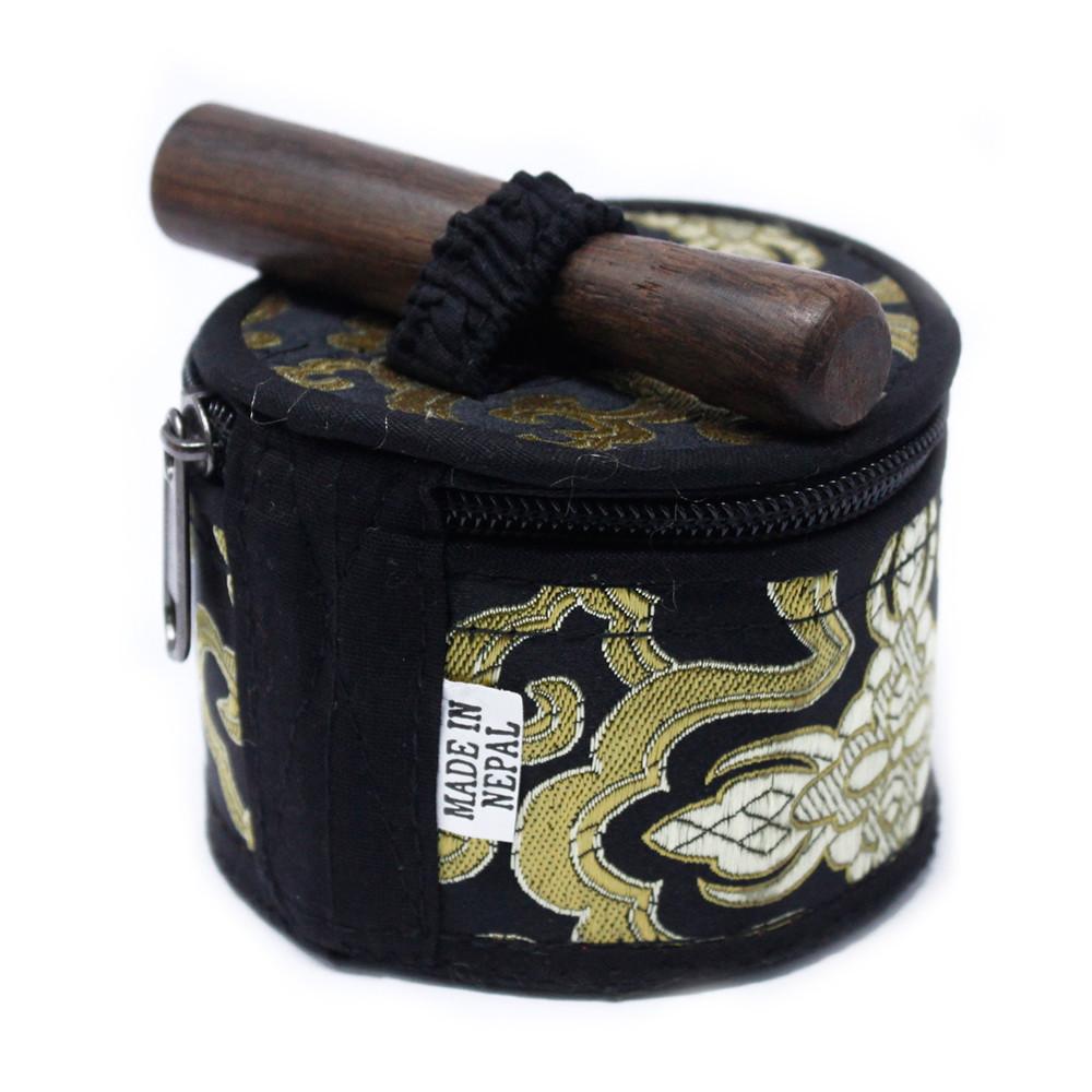 Ancient Wisdom Mini Singing Bowl Gift Set - Black