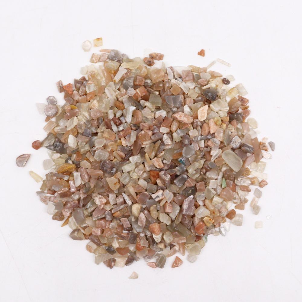 Ancient Wisdom Moonstone Gemstone Chips Bulk - 1KG