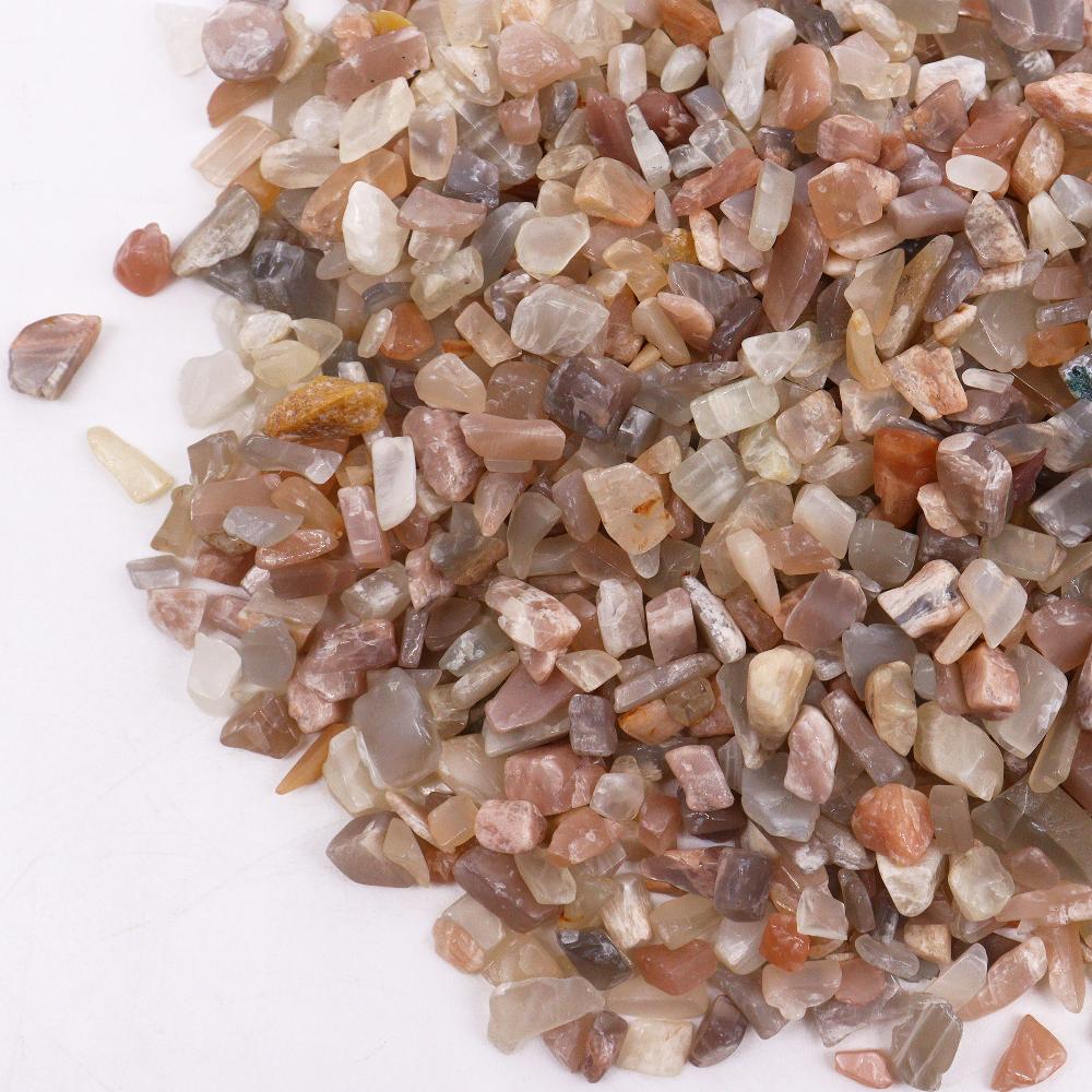 Ancient Wisdom Moonstone Gemstone Chips Bulk - 1KG