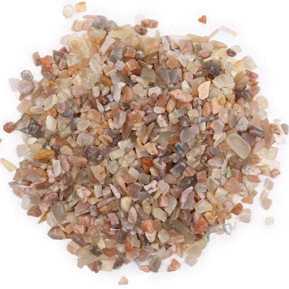 ancient wisdom Moonstone Gemstone Chips Bulk - 1KG